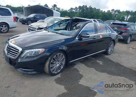 2017 Mercedes-Benz S 550 4Matic из США, поврежденный, VIN WDDUG8FB8HA289354